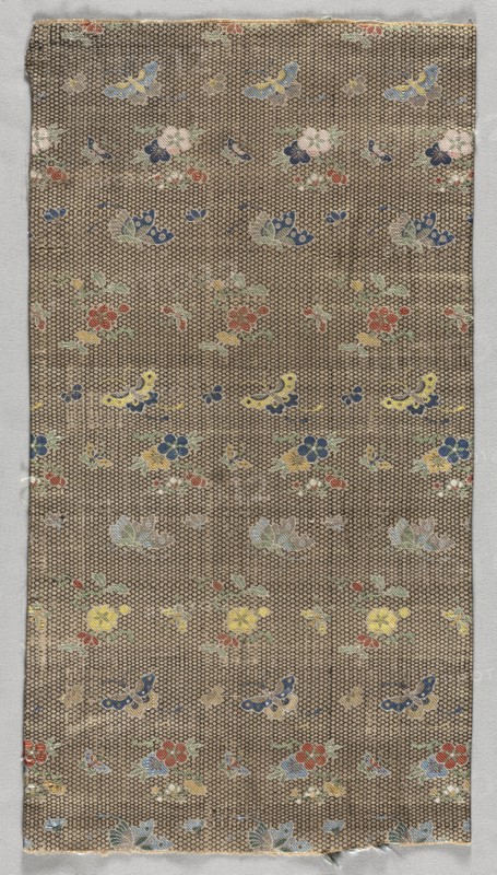 Fragment, 1800s. China, 19th century. Silk; overall: 51.5 x 27.3 cm (20 1/4 x 10 3/4 in.).