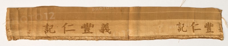 Fragment, 1800s. China, 19th century. Silk; overall: 62.3 x 10.2 cm (24 1/2 x 4 in.)