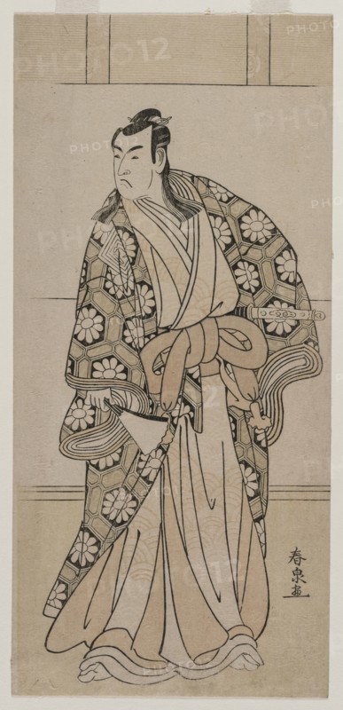 Ichikawa Monnosuke II as a Lord, 1780s. Katsukawa Shunsen (Japanese). Color woodblock print; sheet: 29.9 x 14 cm (11 3/4 x 5 1/2 in.).