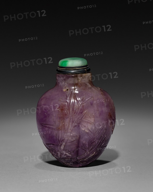 Snuff Bottle, 1644-1912. China, Qing dynasty (1644-1911). Glass; overall: 6.4 cm (2 1/2 in.).