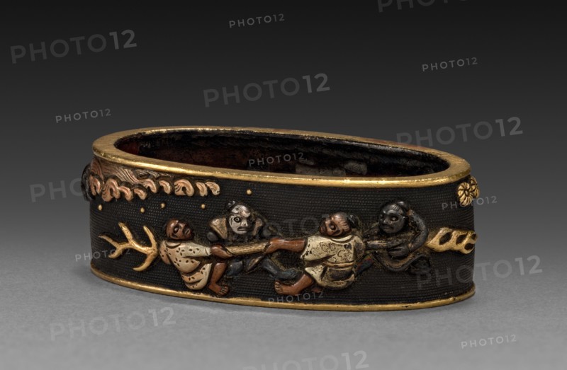 Fuchi, 1700-1850. Japan, Tokugawa period. Shakudo; average: 3.9 x 2.3 cm (1 9/16 x 7/8 in.).