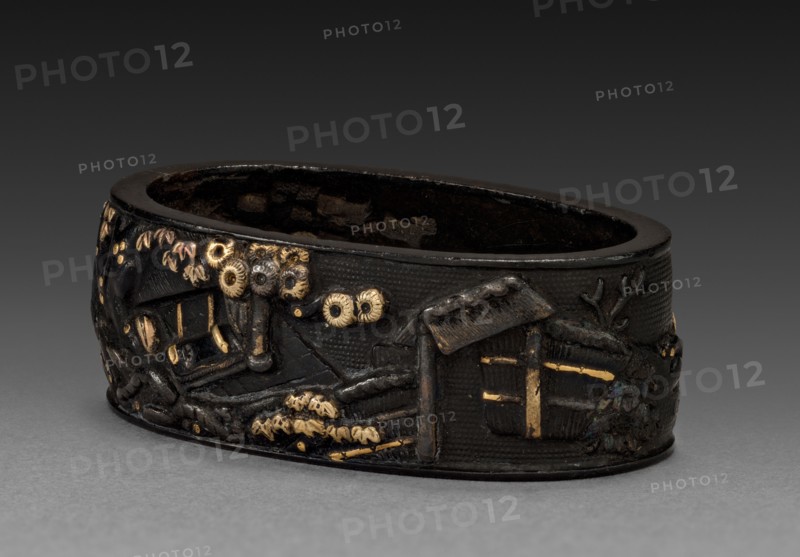 Fuchi, 1700-1850. Japan, Tokugawa period. Shakudo; average: 3.9 x 2.3 cm (1 9/16 x 7/8 in.).