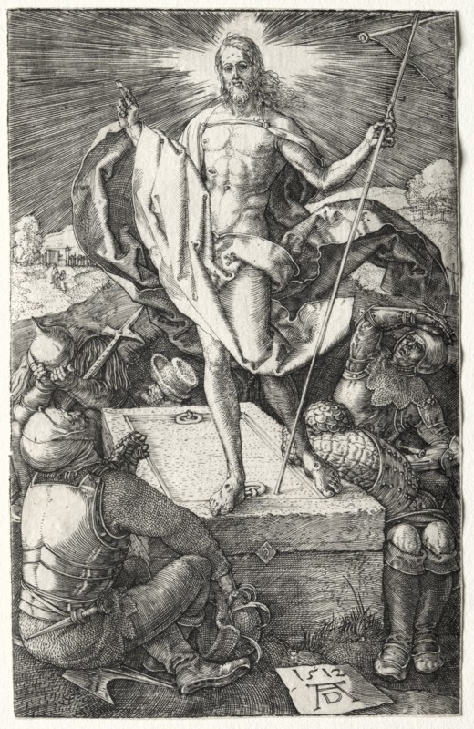 The Resurrection, 1512. Albrecht Dürer (German, 1471-1528). Engraving