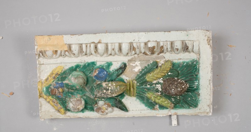 Fragment, c. 1900-1910. Benedetto Buglioni (Italian, 1461-1521). Glazed terracotta; overall: 198.1 x 165.1 cm (78 x 65 in.).