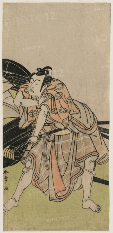 Ichikawa Yaozo II as Sakuramaru, 1776. Katsukawa Shunsho (Japanese, 1726-1792). Color woodblock print; sheet: 29.9 x 14 cm (11 3/4 x 5 1/2 in.).