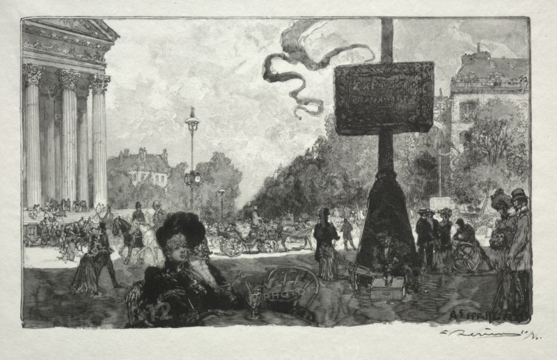 Coin de la Rue Royale, 1890. Auguste Louis Lepère (French, 1849-1918). Wood engraving