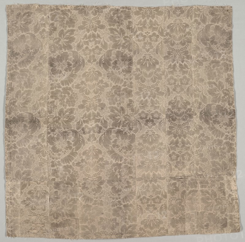 Panel, early 1700s. France or Italy, early 18th century. Brocade; overall: 123.8 x 124.5 cm (48 3/4 x 49 in.).
