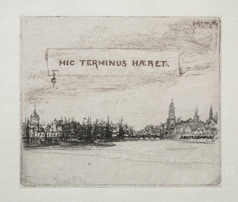 Amstelodamum, 1863. Francis Seymour Haden (British, 1818-1910). Etching