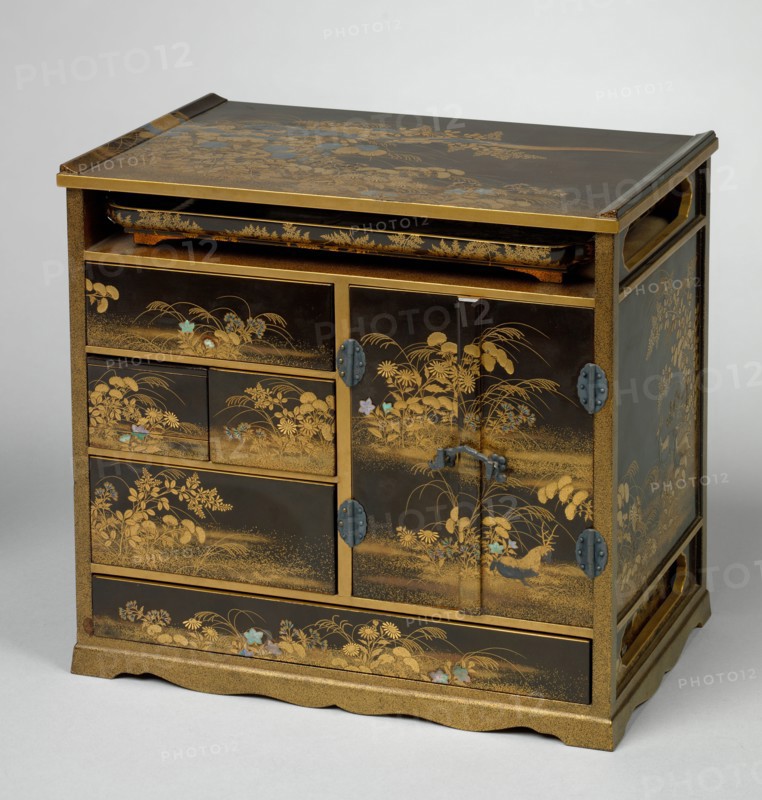 Incense Guessing Game, 1615-1868. Japan, Edo Period (1615-1868). Lacquer; overall: 23 x 25.4 x 16.6 cm (9 1/16 x 10 x 6 9/16 in.).