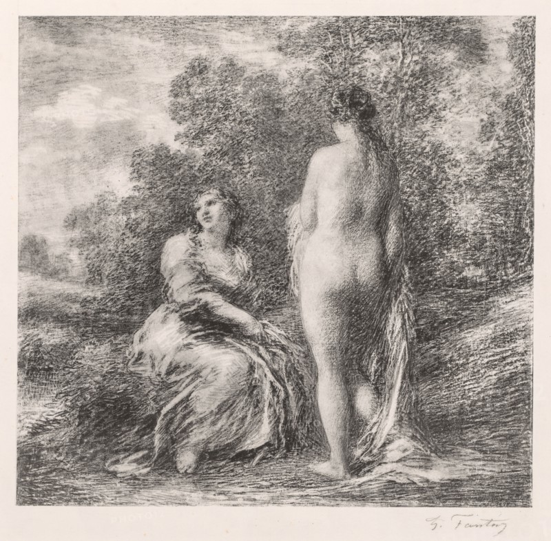 Bathers, 1881. Henri Fantin-Latour (French, 1836-1904). Lithograph