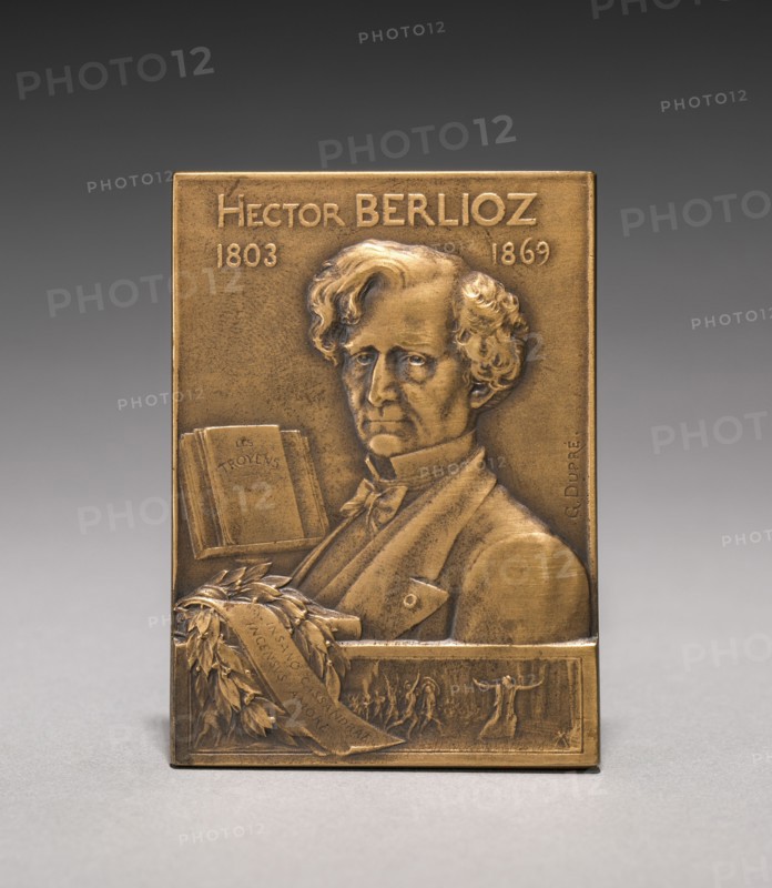 Medallion (obverse), 1903. Jules Dupré (French, 1811-1889). Bronze; overall: 7.7 x 4.8 cm (3 1/16 x 1 7/8 in.).