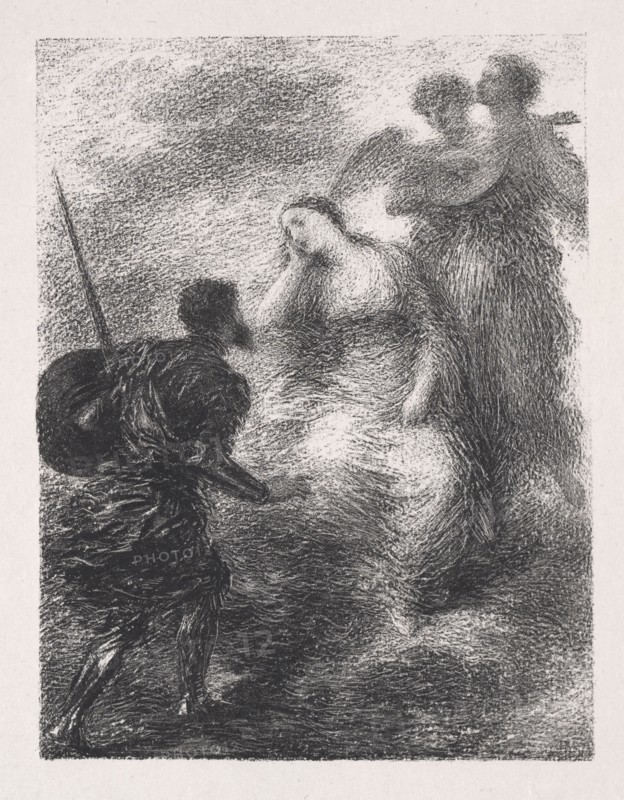 Vision, 1895. Henri Fantin-Latour (French, 1836-1904). Lithograph