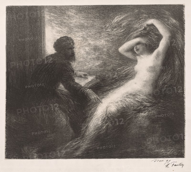 The Evocation of Kundry, 1898. Henri Fantin-Latour (French, 1836-1904). Lithograph