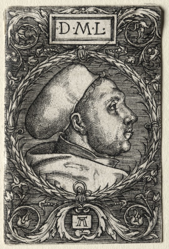 Martin Luther, ca. 1525. Albrecht Altdorfer (German, c. 1480-1538). Engraving