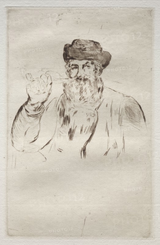 Le fumeur. Edouard Manet (French, 1832-1883). Drypoint