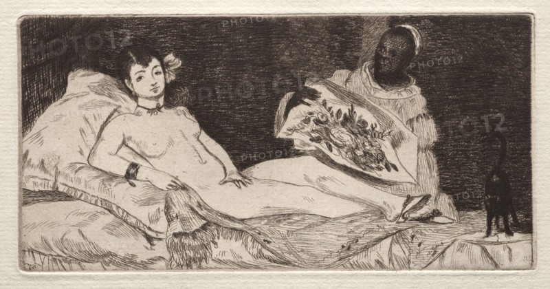 Olympia, 1867. Edouard Manet (French, 1832-1883). Etching
