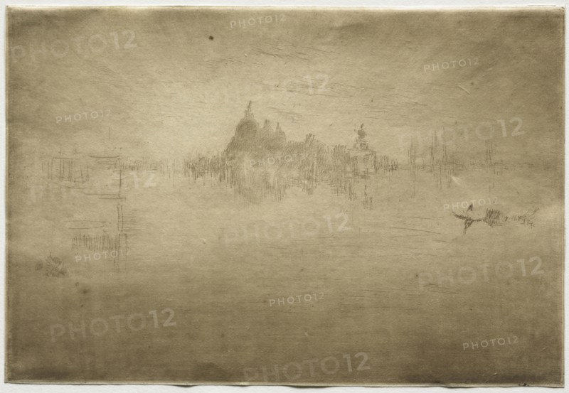 Nocturne, Salute. James McNeill Whistler (American, 1834-1903). Etching