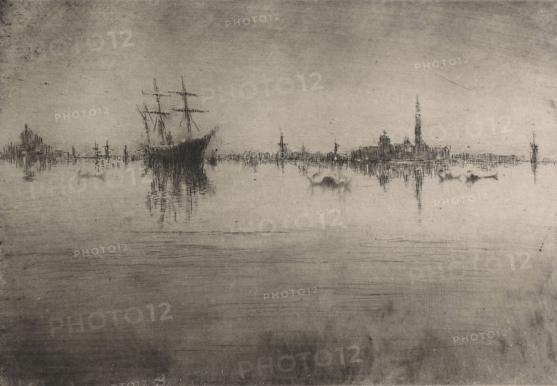 Nocturne, 1880. James McNeill Whistler (American, 1834-1903). Etching
