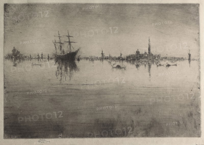 Nocturne, 1880. James McNeill Whistler (American, 1834-1903). Etching