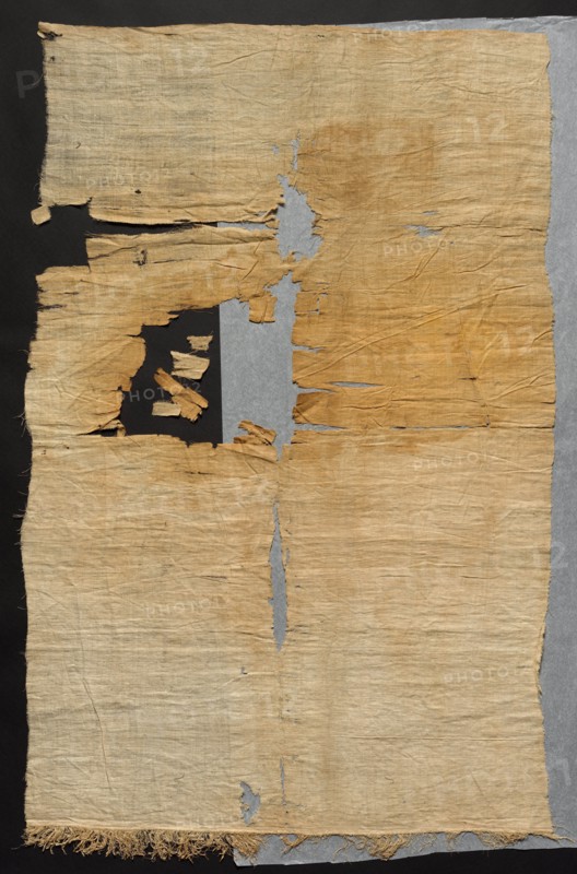 Mummy Linen, Dynasty 18 (?). Egypt, Dynasty 18 (?). Plain weave: linen; overall: 86.4 x 134.6 cm (34 x 53 in.).