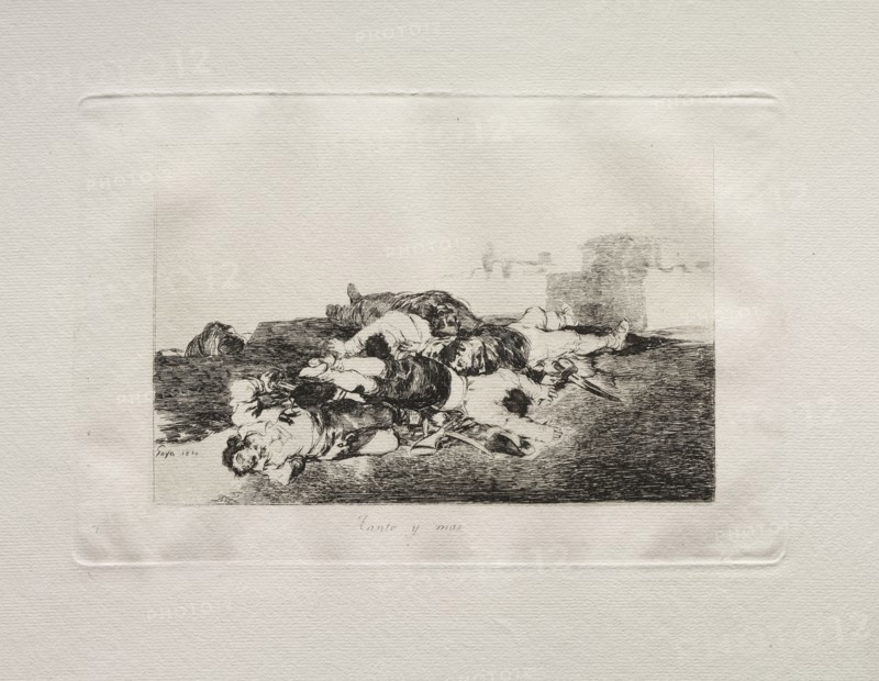 The Horrors of War:  Even Worse, 1810. Francisco de Goya (Spanish, 1746-1828). Etching