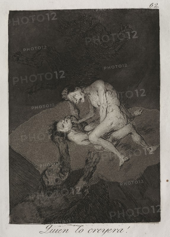 Caprices:  Who Would Have Thought It!. Francisco de Goya (Spanish, 1746-1828). Etching and aquatint