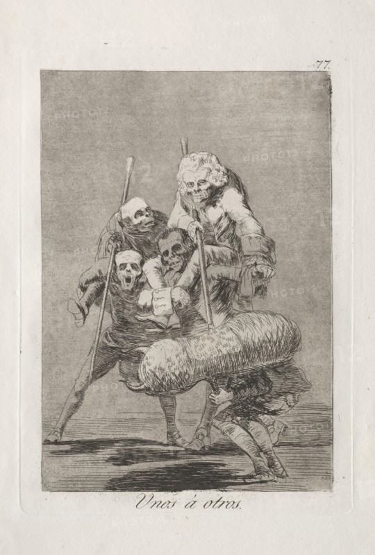 Caprichos:  What One Does to Another. Francisco de Goya (Spanish, 1746-1828). Etching and aquatint