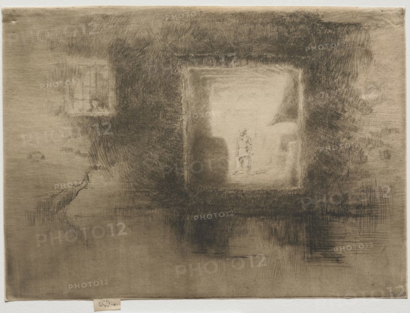 Nocturne Furnace. James McNeill Whistler (American, 1834-1903). Etching