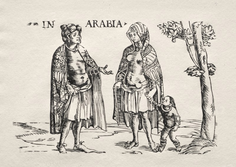Natives of Arabia and the Indies. Hans Burgkmair (German, 1473-1531). Woodcut