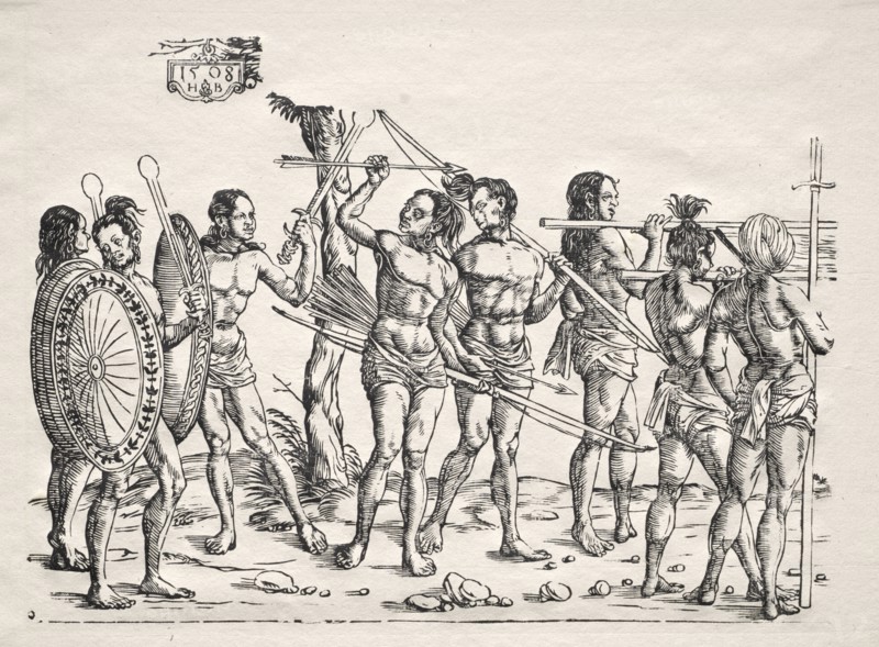 The King of Cochin, 1508. Hans Burgkmair (German, 1473-1531). Woodcut