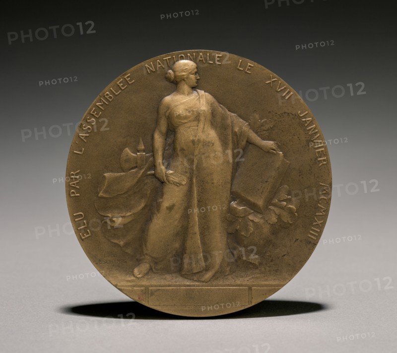 Poincarè Medal (reverse), 1900s. Léon Julien Deschamps (French, 1860-1928). Bronze; diameter: 7 cm (2 3/4 in.).