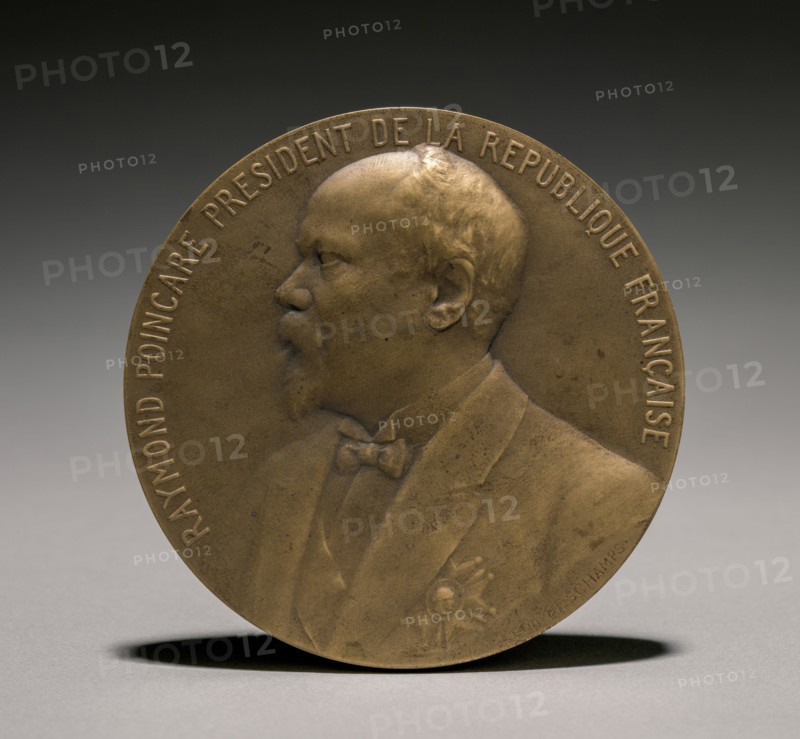 Poincarè Medal (obverse), 1900s. Léon Julien Deschamps (French, 1860-1928). Bronze; diameter: 7 cm (2 3/4 in.).
