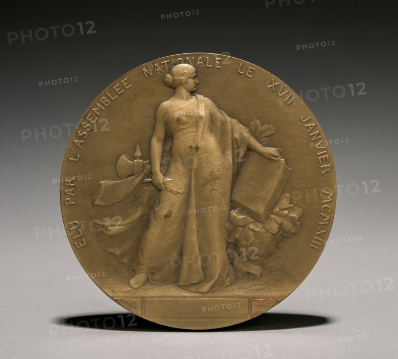 Poincarè Medal (reverse), 1900s. Léon Julien Deschamps (French, 1860-1928). Bronze; diameter: 7 cm (2 3/4 in.).