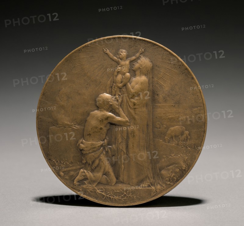 Medal , 1800s. Jules Dupré (French, 1811-1889). Bronze; diameter: 7.4 cm (2 15/16 in.).