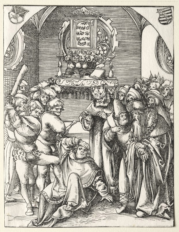 Martyrdom of St. Judas Thaddeus. Lucas Cranach (German, 1472-1553). Woodcut