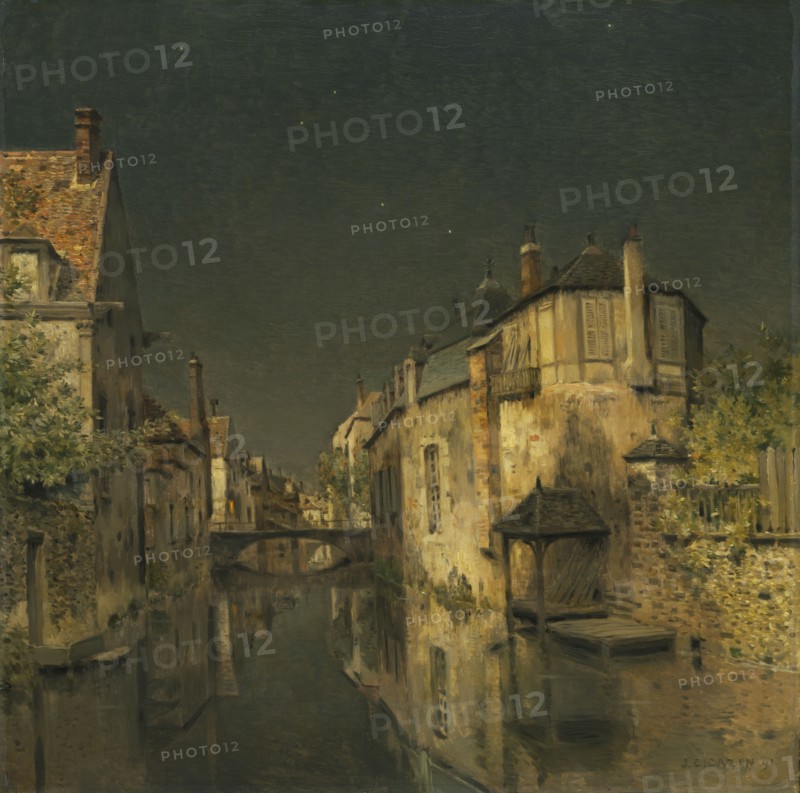 Midnight, 1891. Jean-Charles Cazin (French, 1841-1901). Oil on fabric; framed: 113 x 112.4 x 11.4 cm (44 1/2 x 44 1/4 x 4 1/2 in.); unframed: 88 x 89 cm (34 5/8 x 35 1/16 in.)