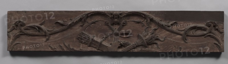 Panel, 1715-1723. France, Regency Period, 18th Century. Wood; overall: 22.6 x 121.3 cm (8 7/8 x 47 3/4 in.).