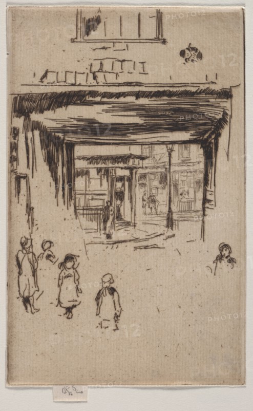 Drury Lane. James McNeill Whistler (American, 1834-1903). Etching