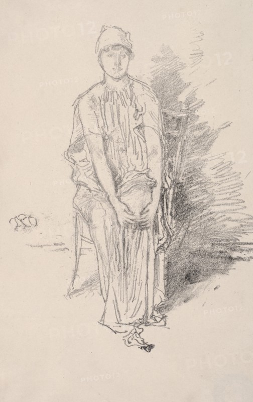 Figure Study, 1890. James McNeill Whistler (American, 1834-1903). Lithograph