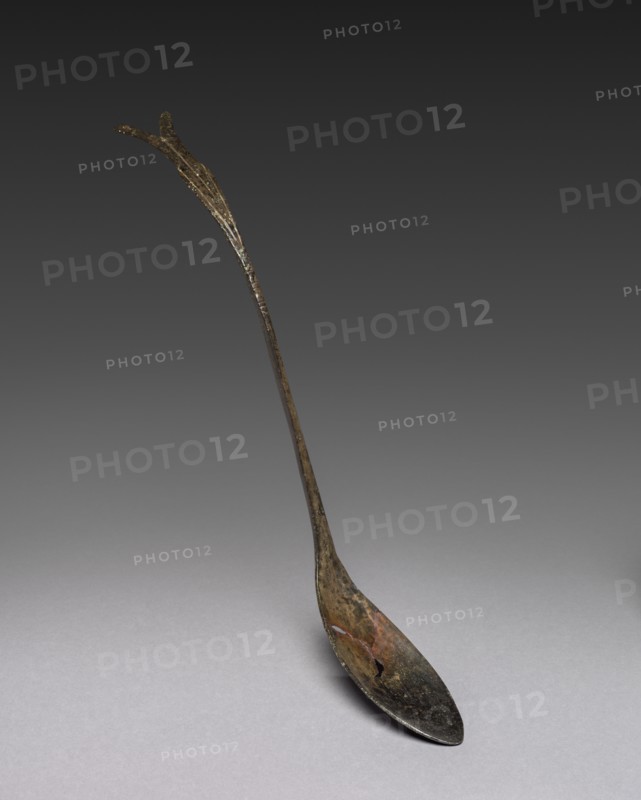 Spoon with Fish-Tail Design, 918-1392. Korea, Goryeo period (918-1392). Silver bronze; overall: 29.2 cm (11 1/2 in.).