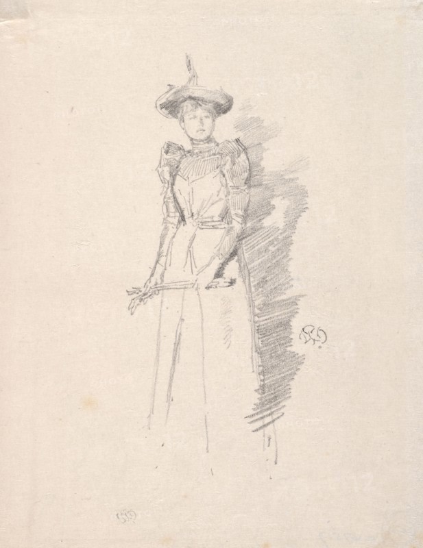 Gants de Suede, 1890. James McNeill Whistler (American, 1834-1903). Lithograph