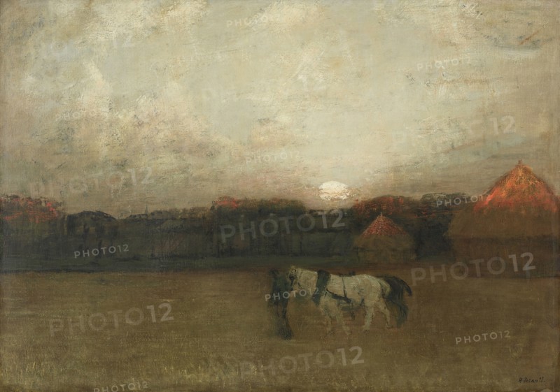 The Stubble Field, c. 1909. Henry Golden Dearth (American, 1864-1918). Oil on canvas; unframed: 81 x 115.5 cm (31 7/8 x 45 1/2 in.).