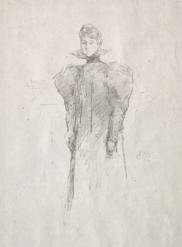 The Medici Collar. James McNeill Whistler (American, 1834-1903). Lithograph