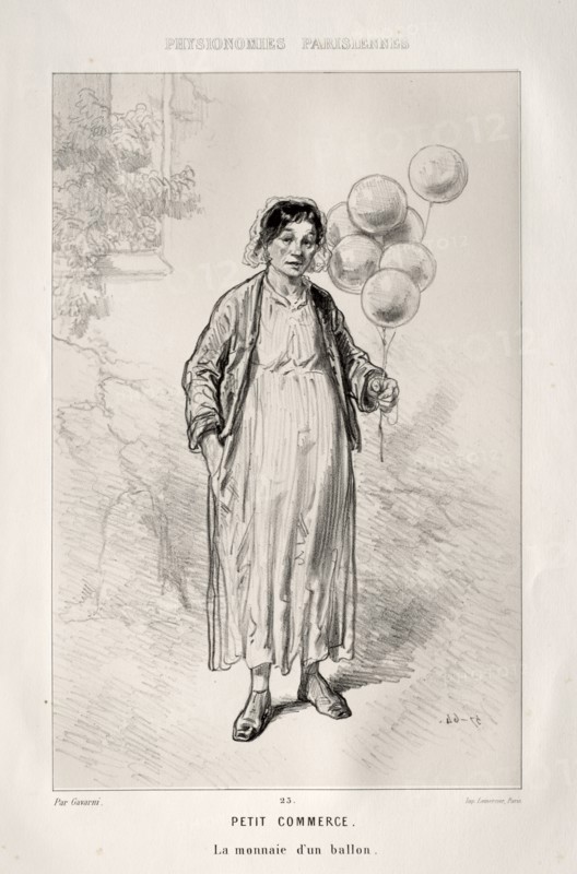Petit Commerce. Paul Gavarni (French, 1804-1866). Lithograph