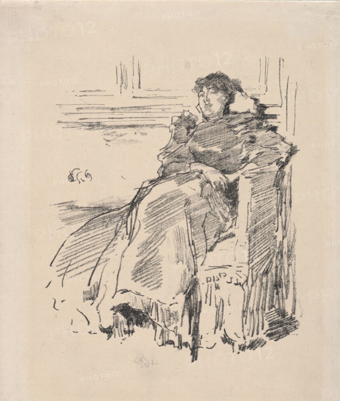 La Robe Rouge, 1894. James McNeill Whistler (American, 1834-1903). Lithograph