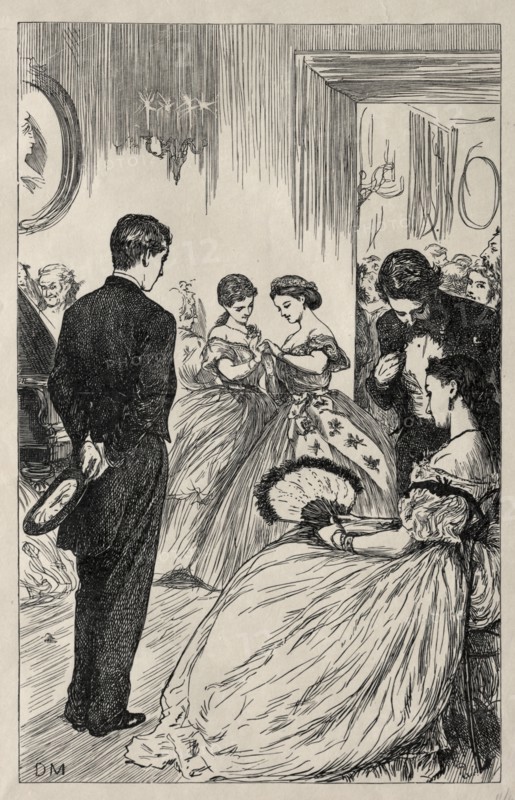 Coelebs in Search of a Mulready Envelope, 1865. George Louis Palmella Busson Du Maurier (British, 1834-1896). Wood engraving