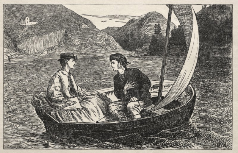 Try for a Tutorship - A Critical Moment, 1865. George Louis Palmella Busson Du Maurier (British, 1834-1896). Wood engraving