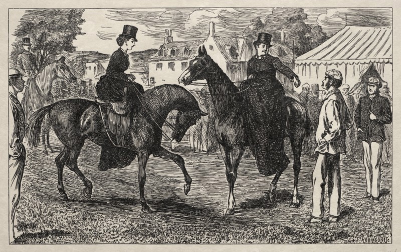 Why the Pifflers Lost their Return Match, 1865. George Louis Palmella Busson Du Maurier (British, 1834-1896). Wood engraving