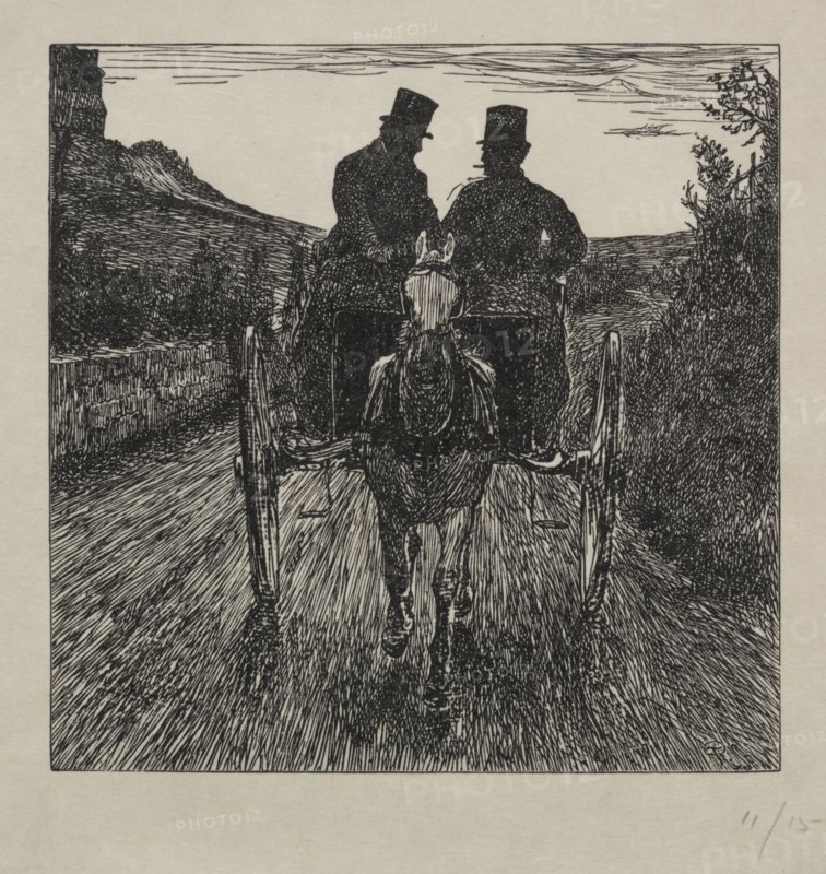 Why the Pifflers Lost their Return Match, 1865. George Louis Palmella Busson Du Maurier (British, 1834-1896). Wood engraving