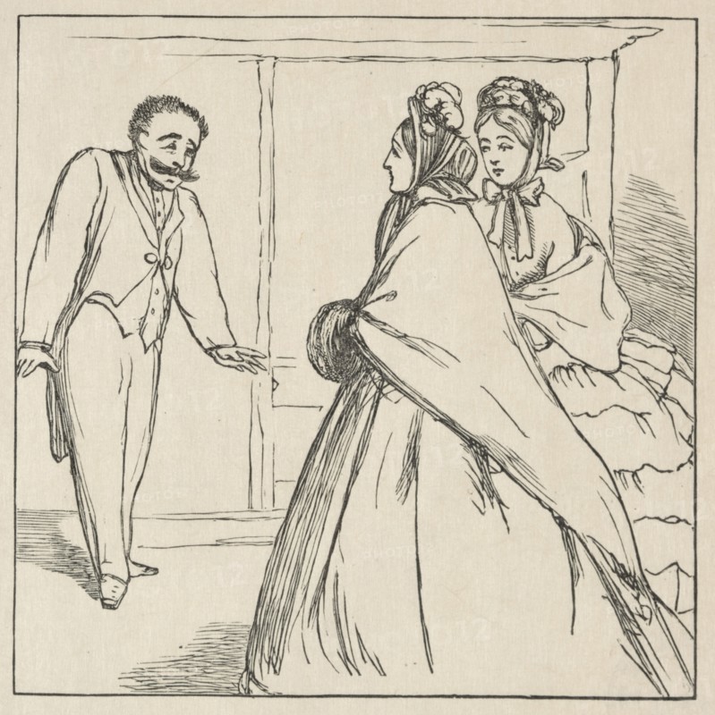 Going to Court - How I Went, 1863. England, 19th century. Wood engraving